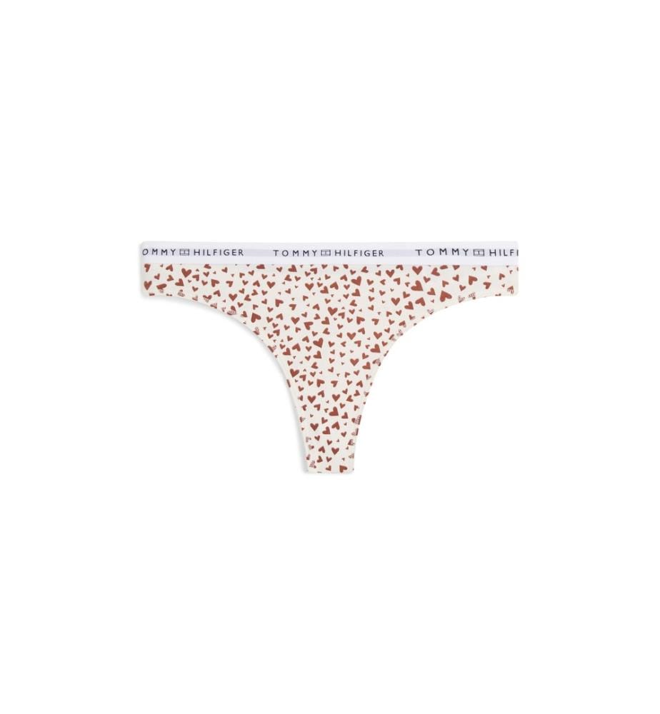 String En Mélange De Coton - « Valentine Hearts » Rose