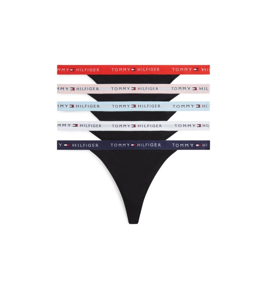 Lot de 5 tangas Essential - Multicolore