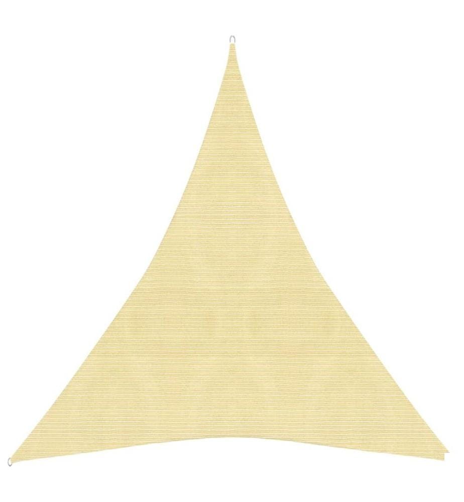 Voile d'ombrage 160 g/m² Beige 5x6x6 m PEHD