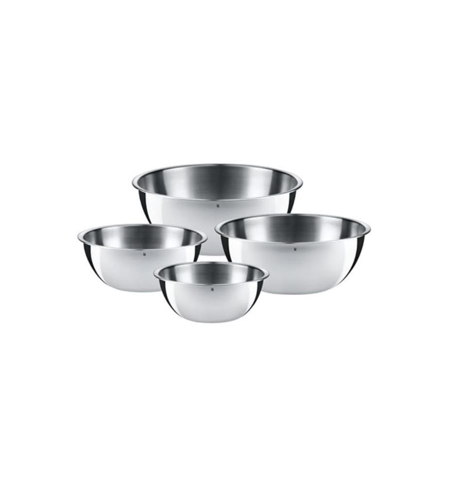 Lot de 4 Bols de Cuisine Gourmet - Argenté