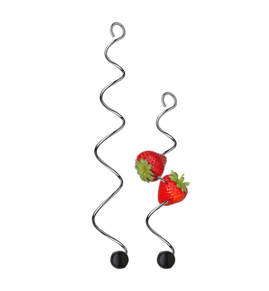 Set de 2 Brochettes, Argenté