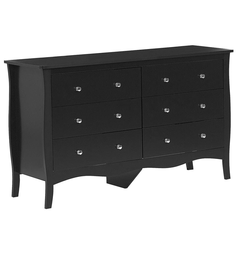 Commode à 6 tiroirs WINCHESTER Noir