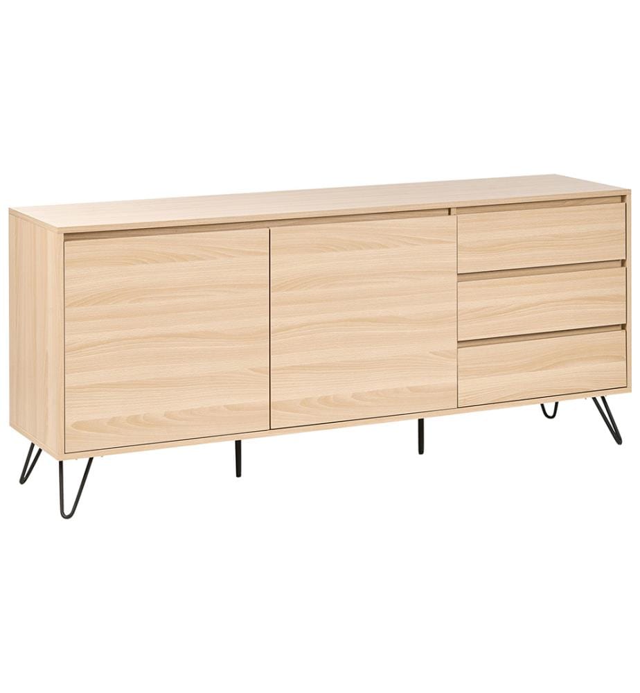 Commode 2 portes CARDIGAN Marron clair