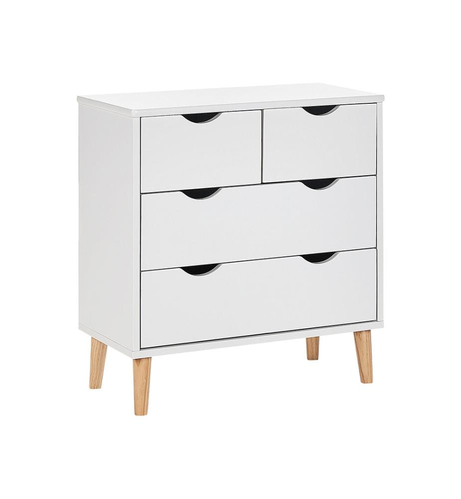 Commode à 4 tiroirs SIMMIE Blanc