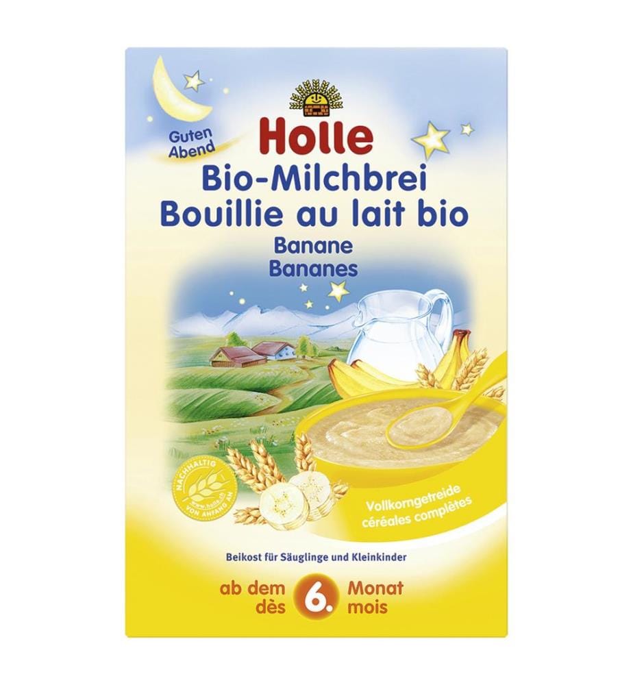 Bouillie au lait et aux bananes bio, 250 g