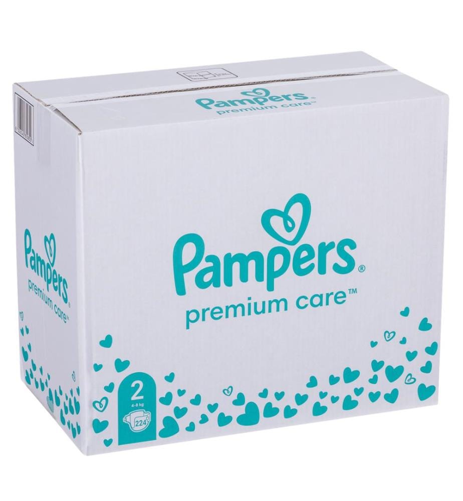 Pampers Premium Care Taille 2 224 pièces