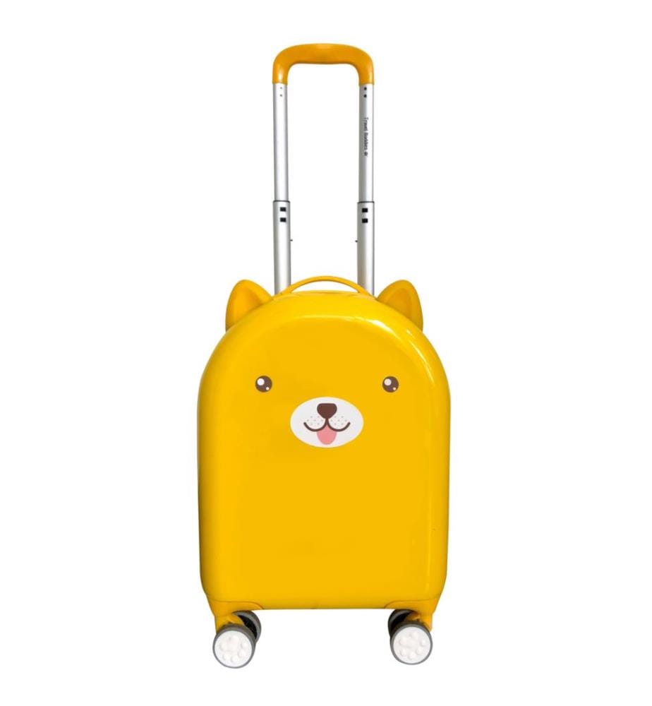 Valise à roulettes chien