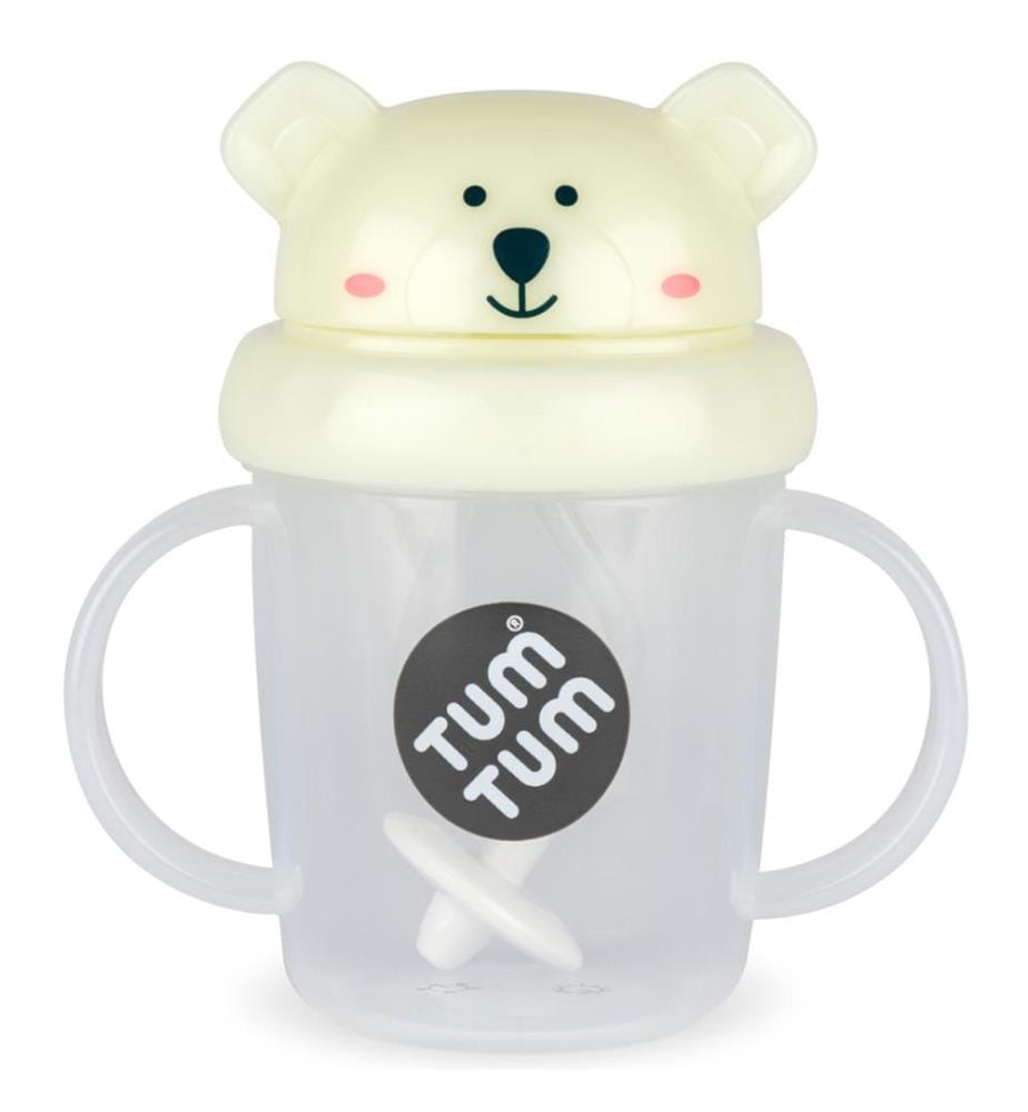 Gobelet avec couvercle lumineux Tippy Up Ours