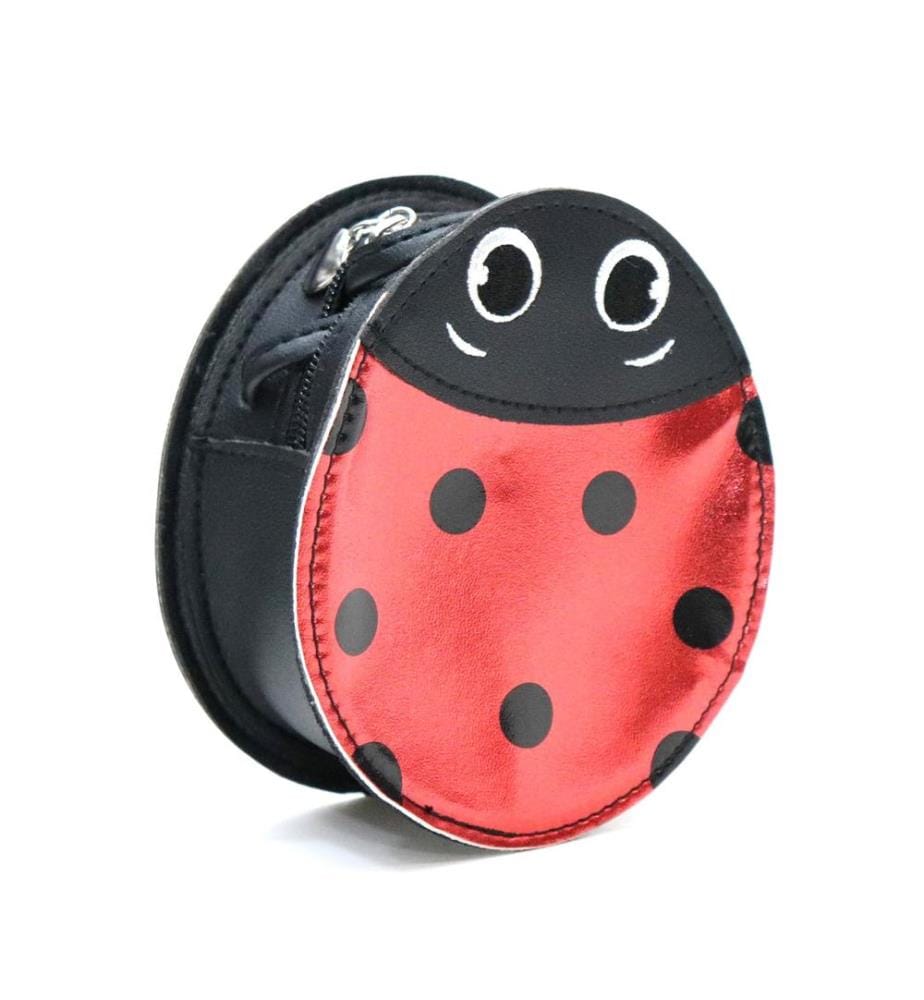 Sac bandoulière Ladybug la coccinelle néon rouge