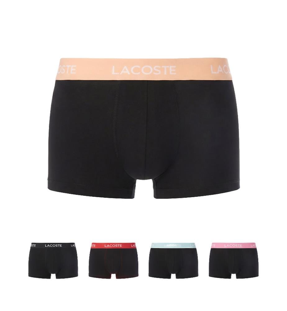 Lot de 5 boxers coton stretch - Noir/Ledge/Réséda/Pastel