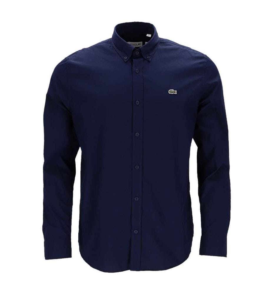 Chemise popeline Regular Fit - Bleu marine