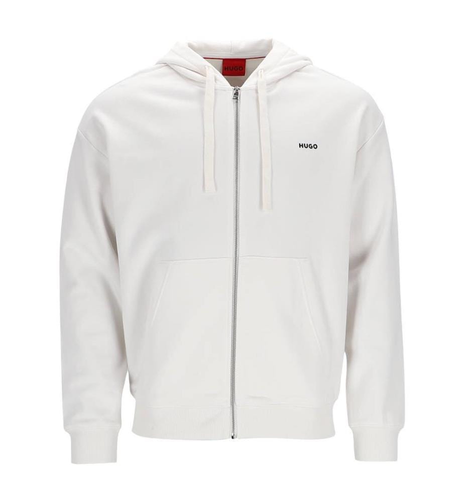Veste à Capuche en Coton Éponge - Blanc