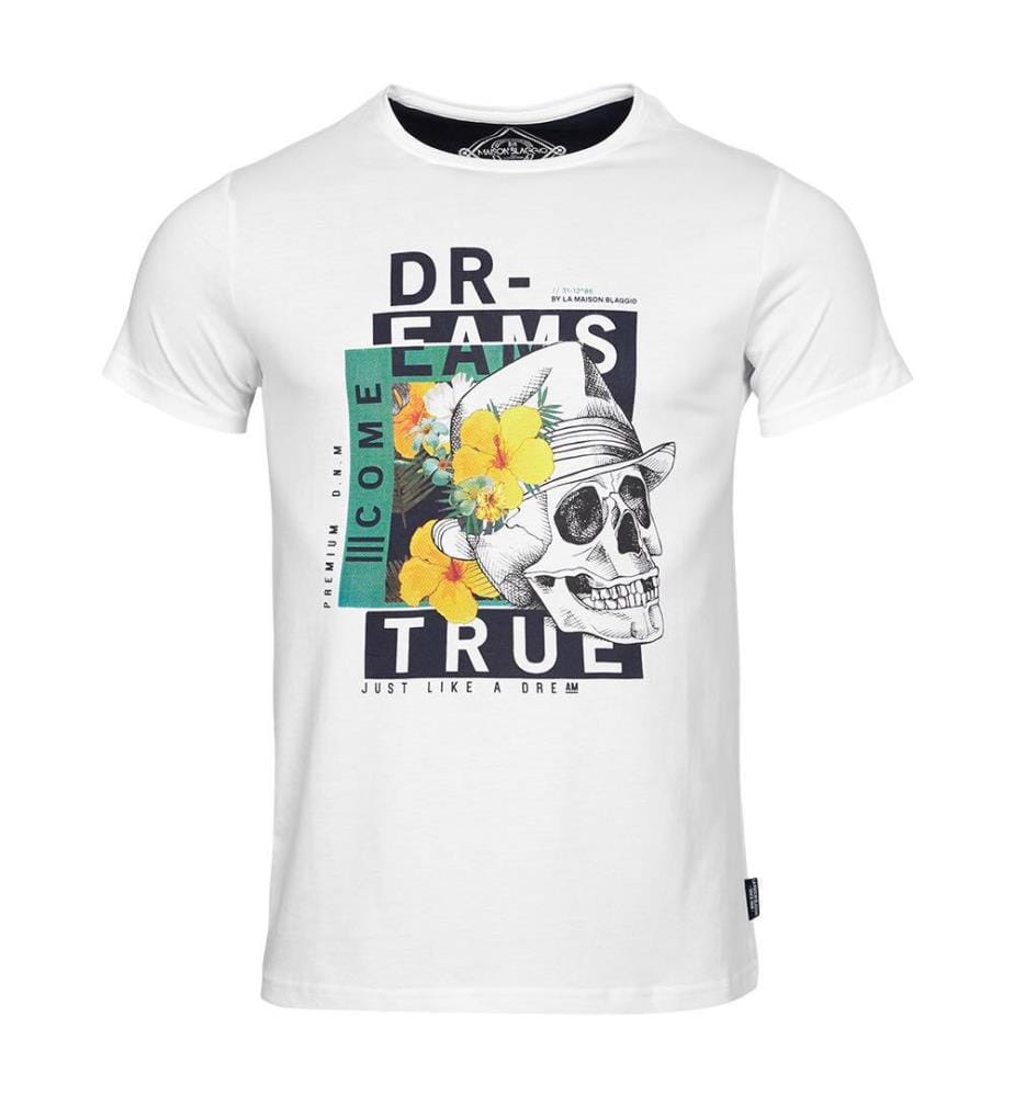 T-Shirt Merry - Blanc