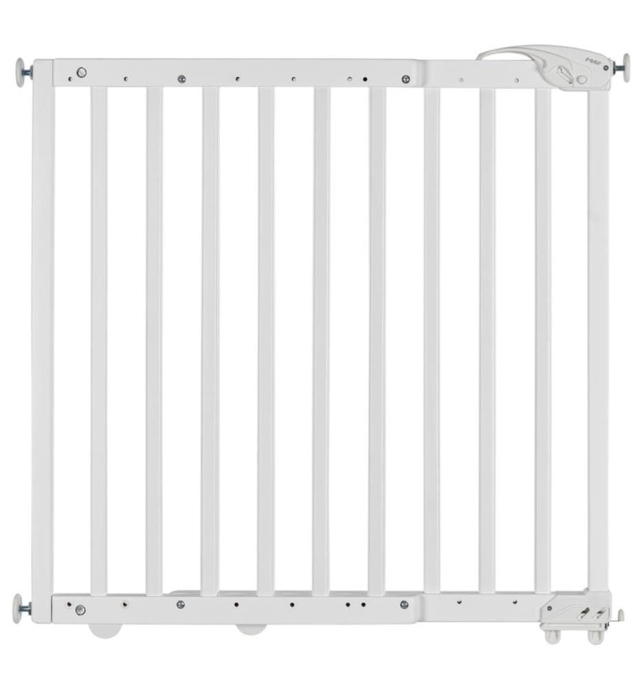 Barrière de sécurité à fixation par pression ou à visser blanche