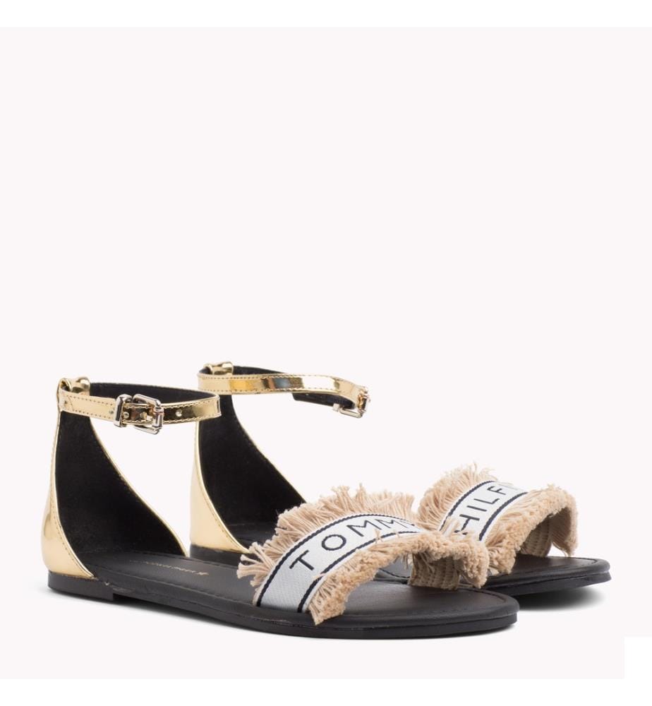 Sandales - Doré et Beige