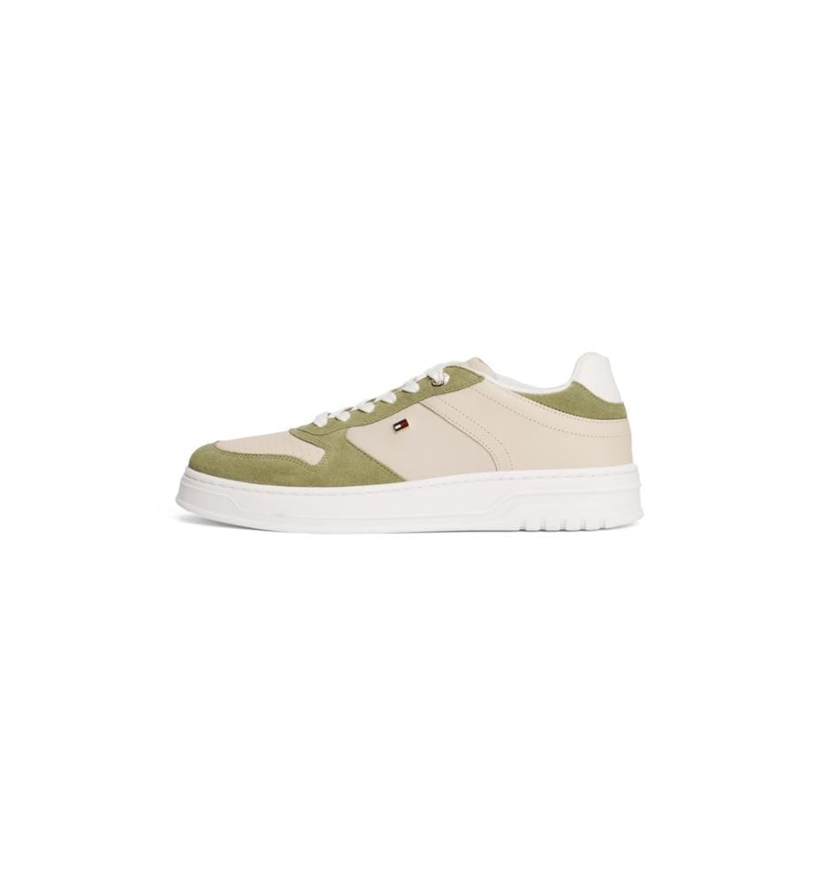 Baskets Sporty Cupsole - Vert et Crème