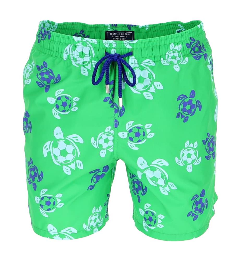 Short de bain Soccer Turtles - Laser & Green