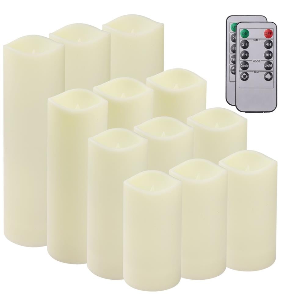 Bougies Électroniques - Blanc