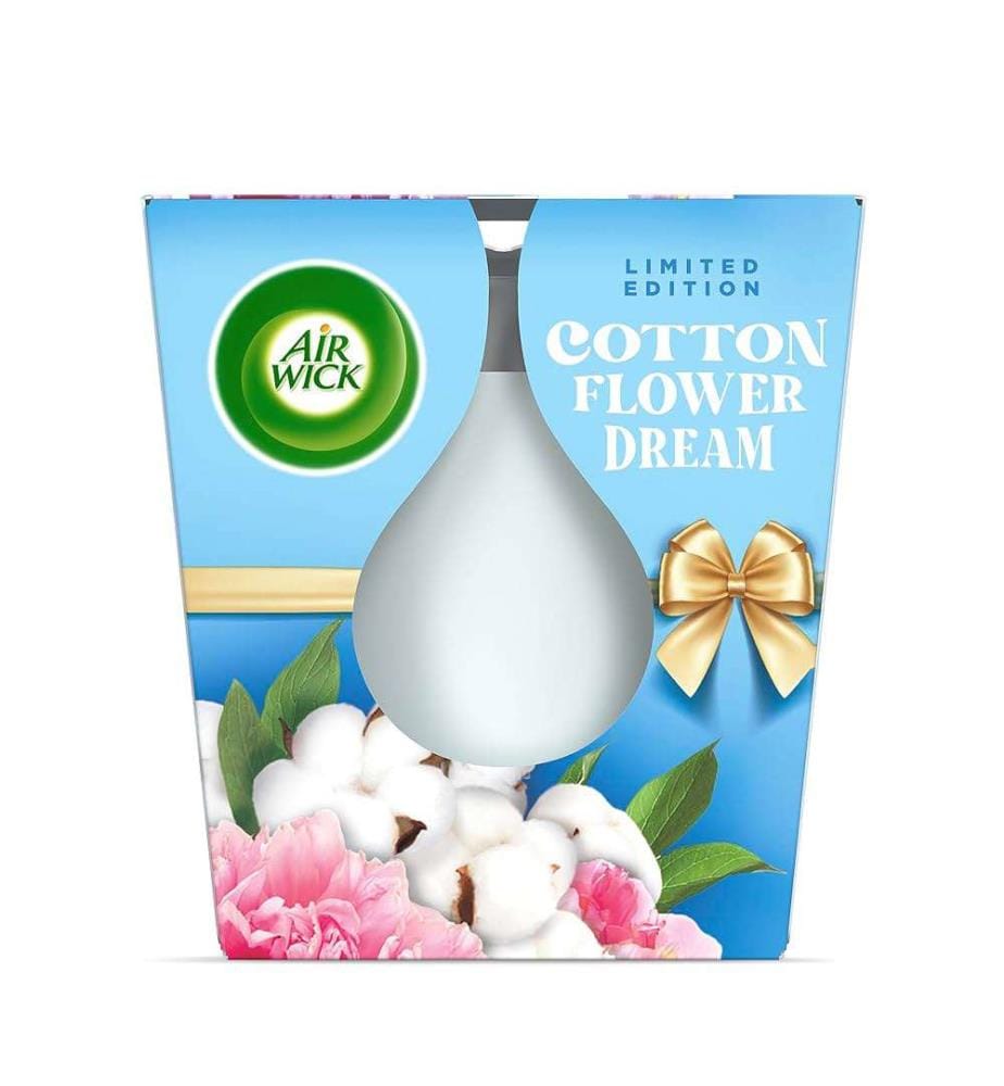 Lot de 3 bougies parfumées bien-être Cotton Flower Dream Duo 2x105g