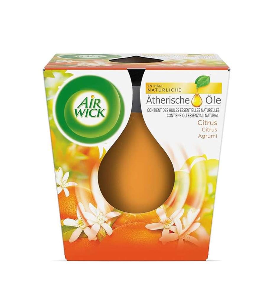 Pack de 3 bougies parfumées bien-être Citrus Duo 2x105g