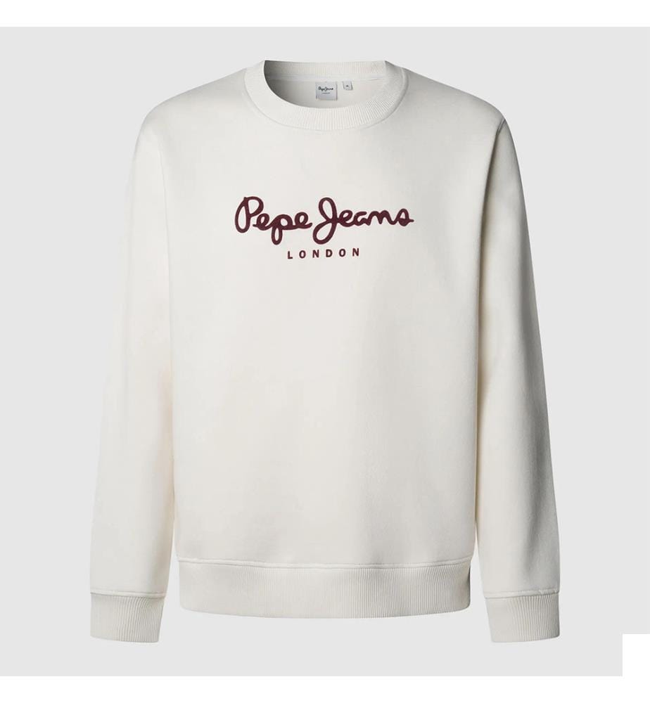 Sweat Macbeth Plain Crew - Blanc ivoire