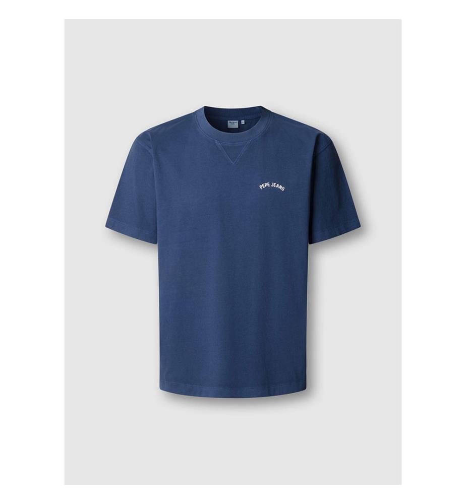T-shirt à manches courtes de coupe décontractée - Bleu encre