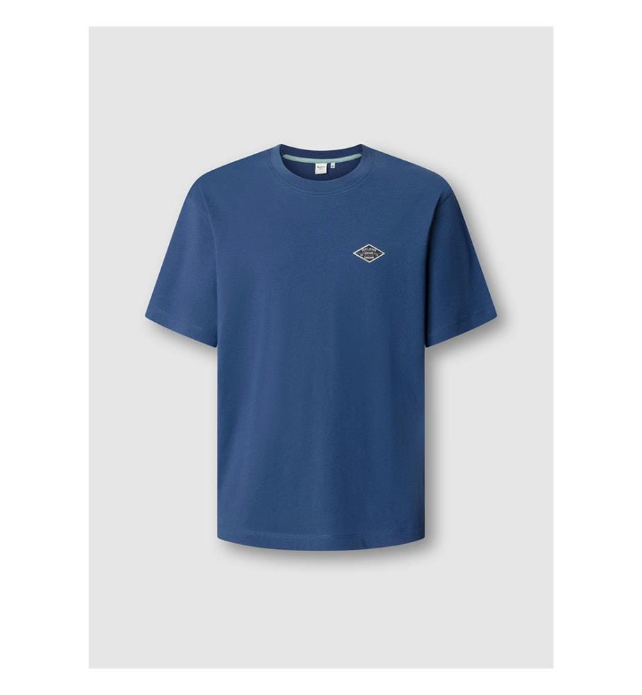 T-shirt à manches courtes de coupe décontractée - Bleu encre
