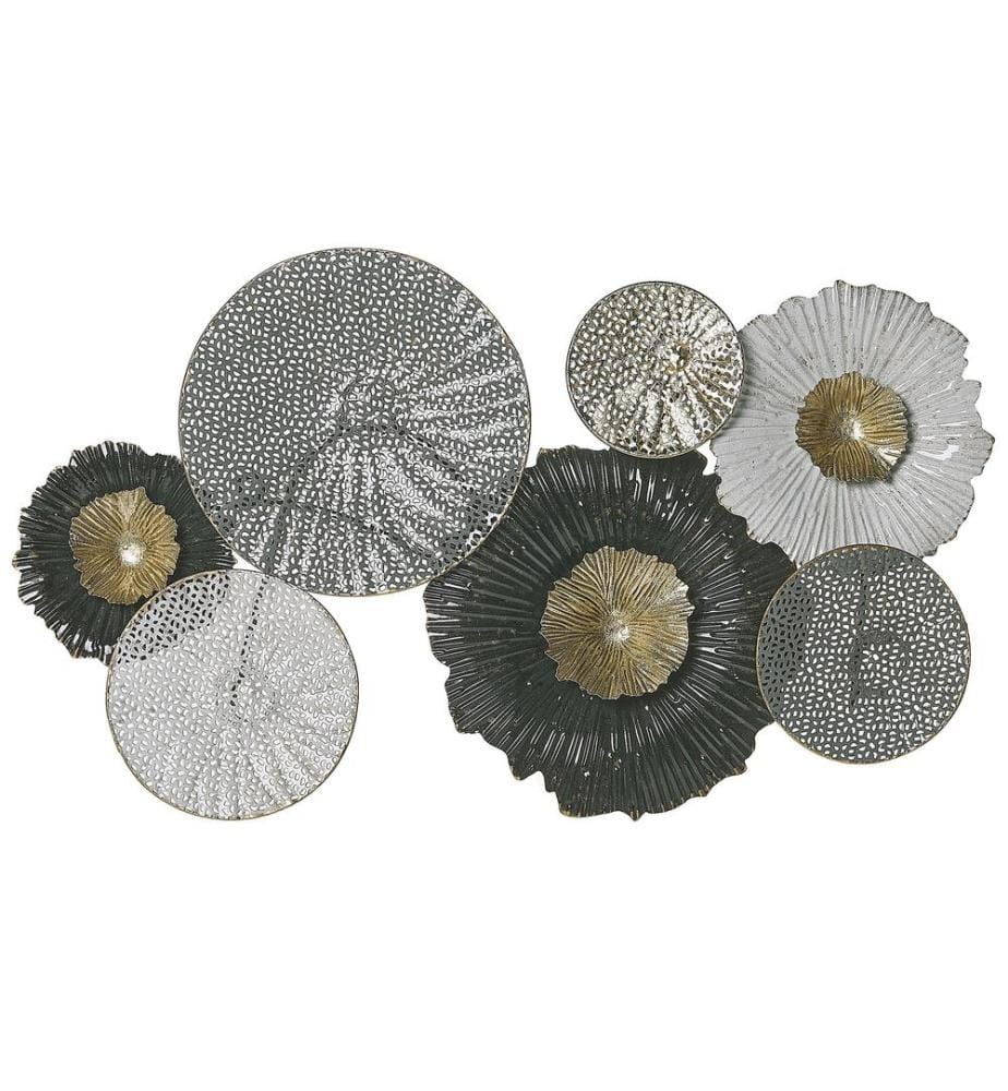 Décoration murale ZIRCONIUM Métal 38 cm Noir