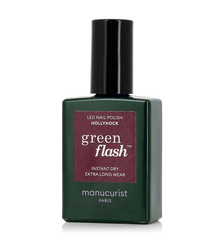 Vernis Semi-Permanent Hollyhock Green Flash - 15 ml