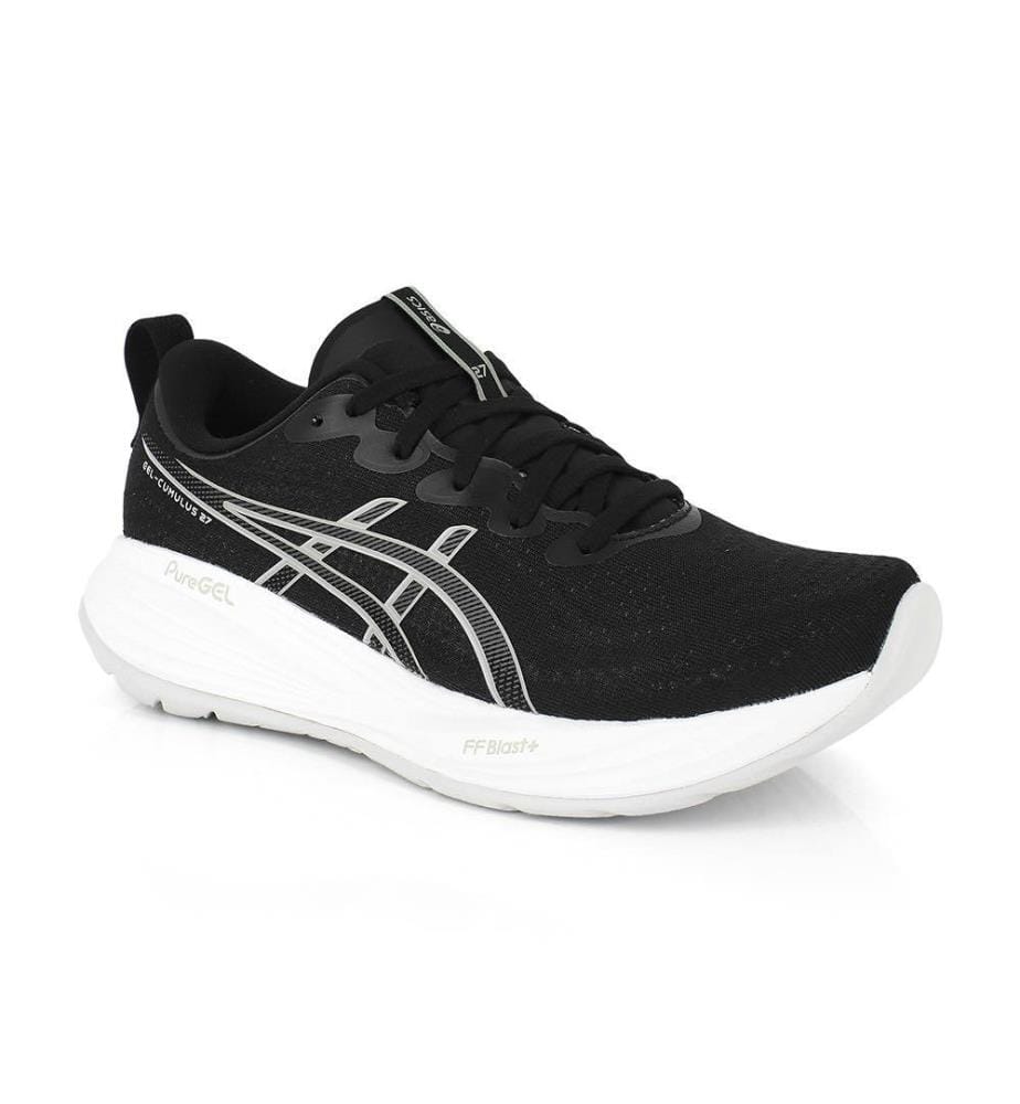 Chaussures de course GEL-CUMULUS 27 - Noir & Blanc
