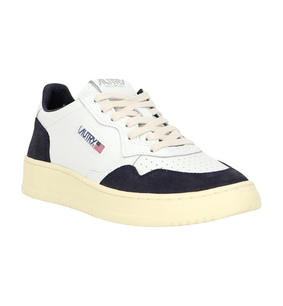 Baskets Medalist Low en Cuir - Blanc et Noir