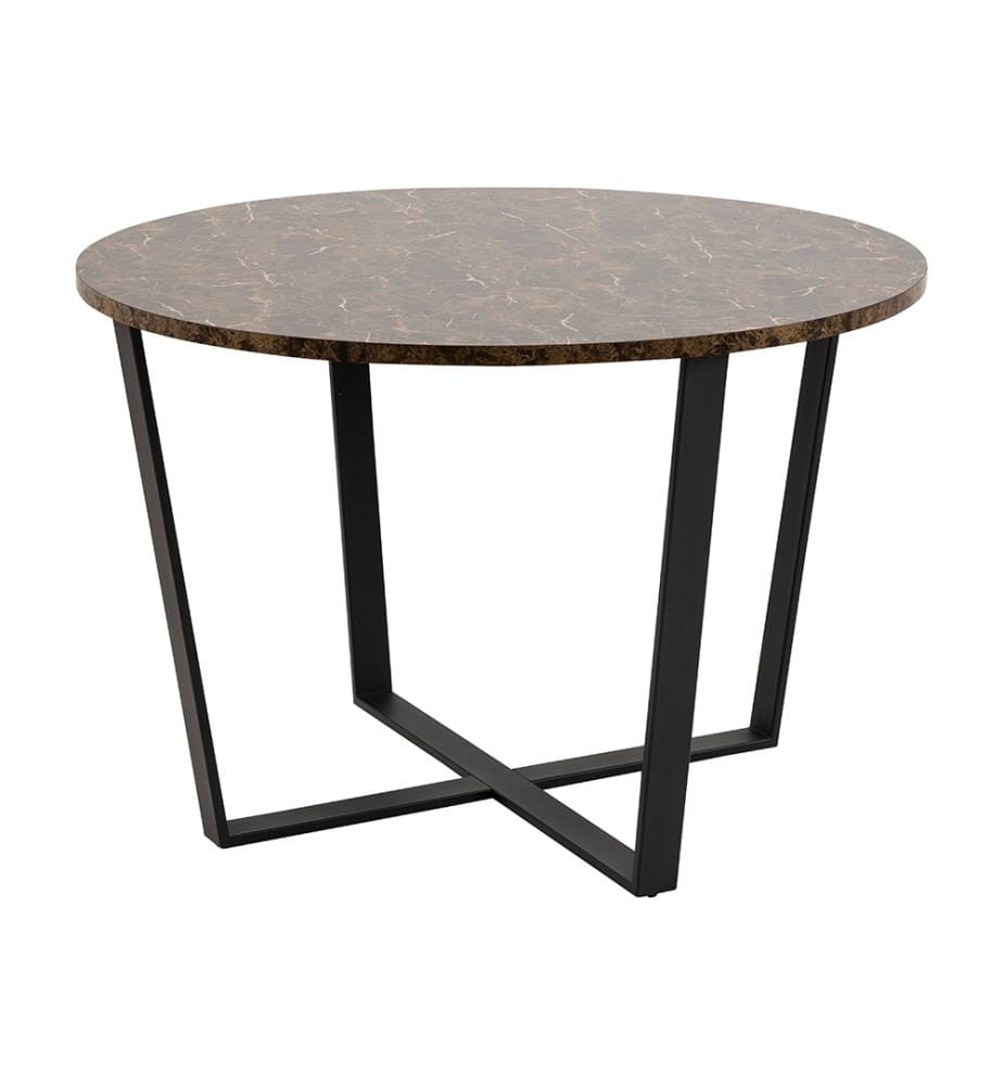 Table à Manger Amble 75 x 110 x 110 cm - Marron