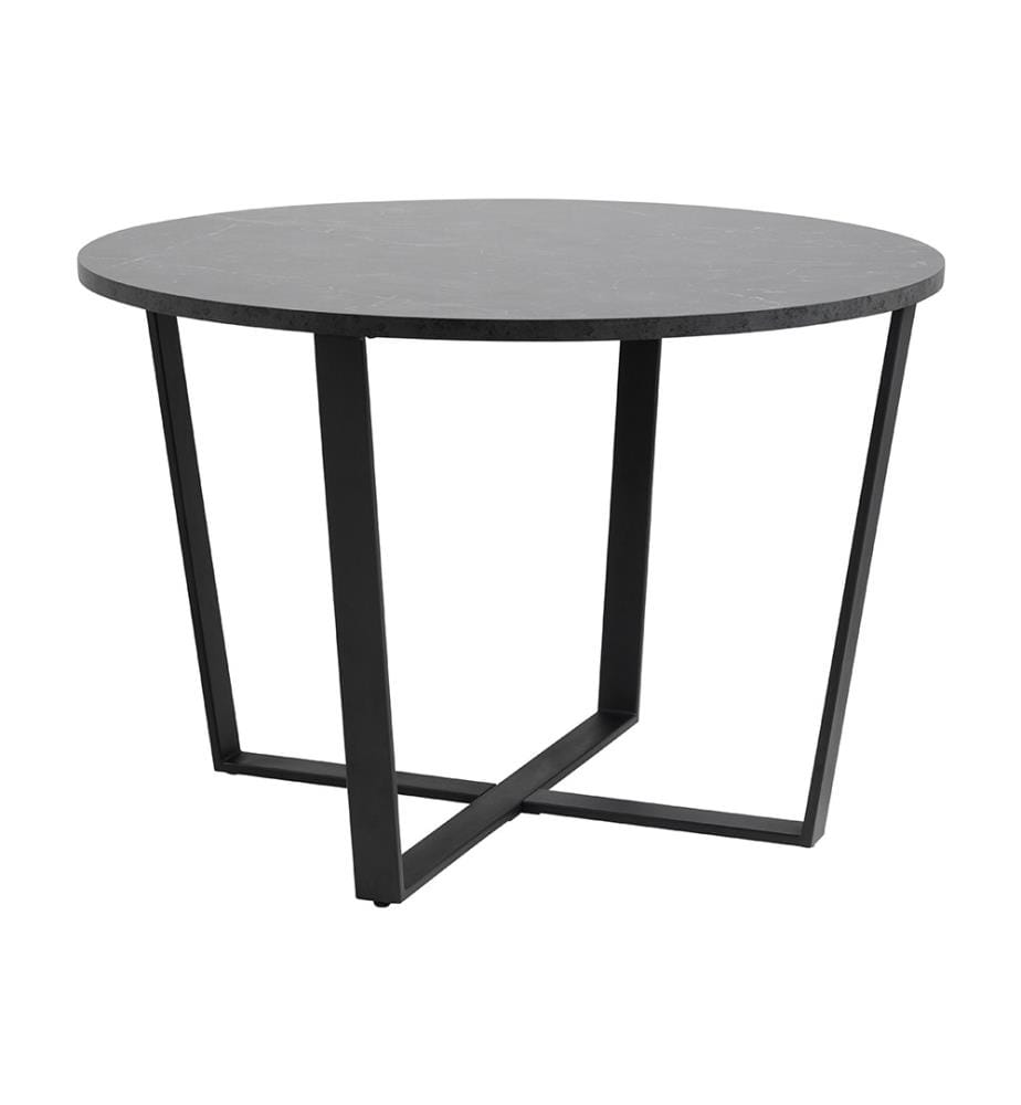 Table à Manger Amble 75 x 110 x 110 cm - Noir