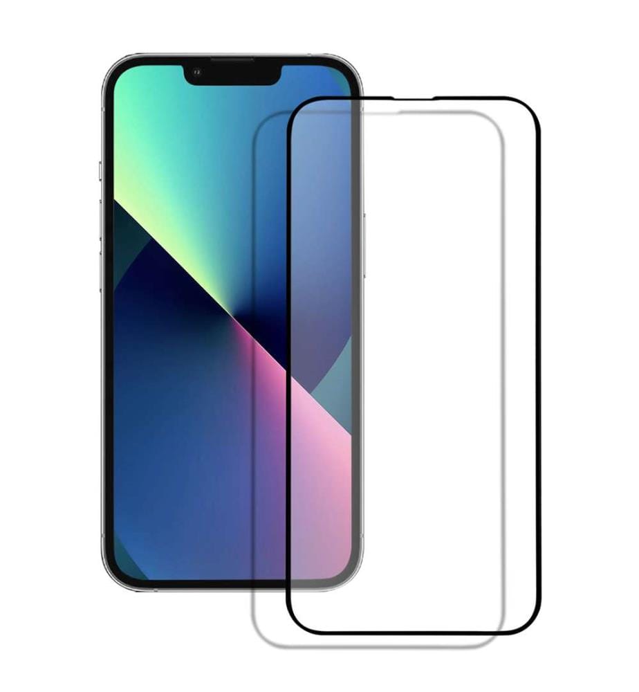 Verre de Protection 5D avec Bord Noir - Noir