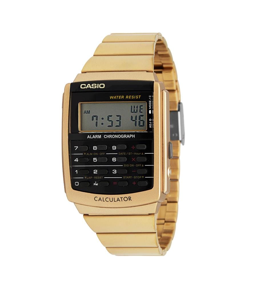 Montre Data Bank - Doré