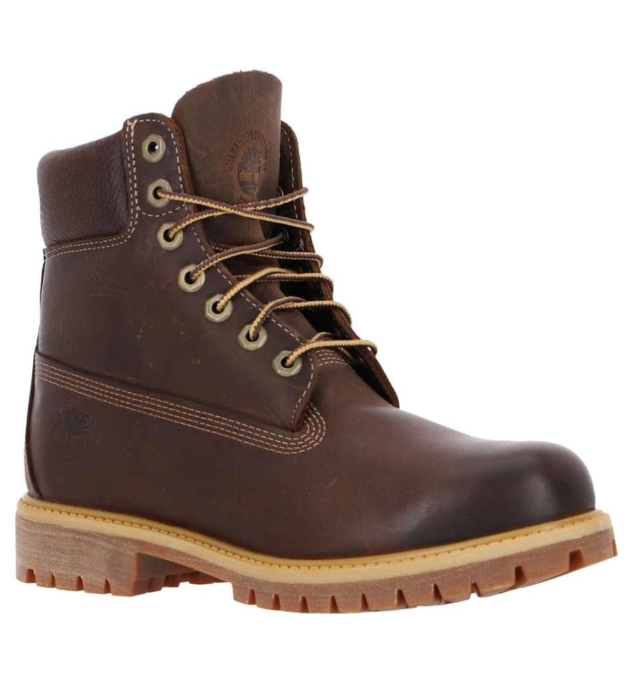 Bottines en Cuir Imperméables - Brun Foncé