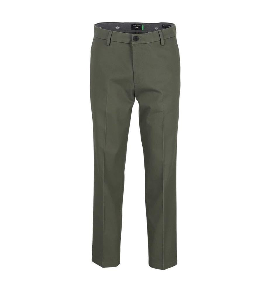 Pantalon Slim Fit - Vert / Gris
