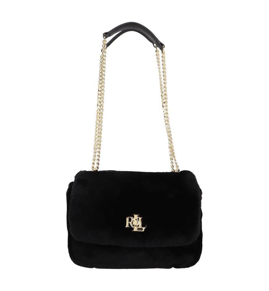 Sac moyen Sophee en peau lainée - Noir