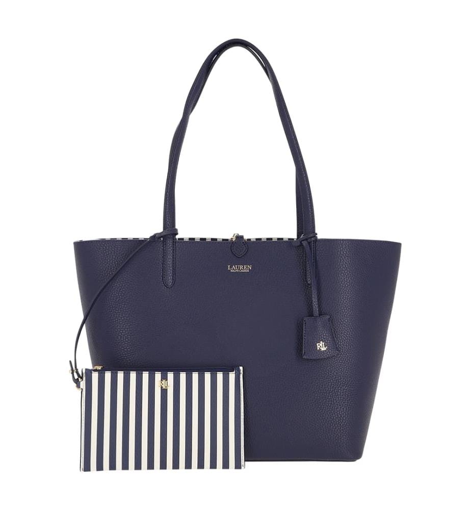 Grand Sac à main réversible - Bleu Marine
