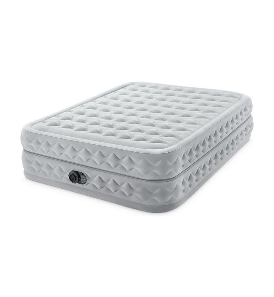 Matelas gonflable DuraBeam Ultra Plush Supreme Queen 152 x 203 x 51 cm - Gris