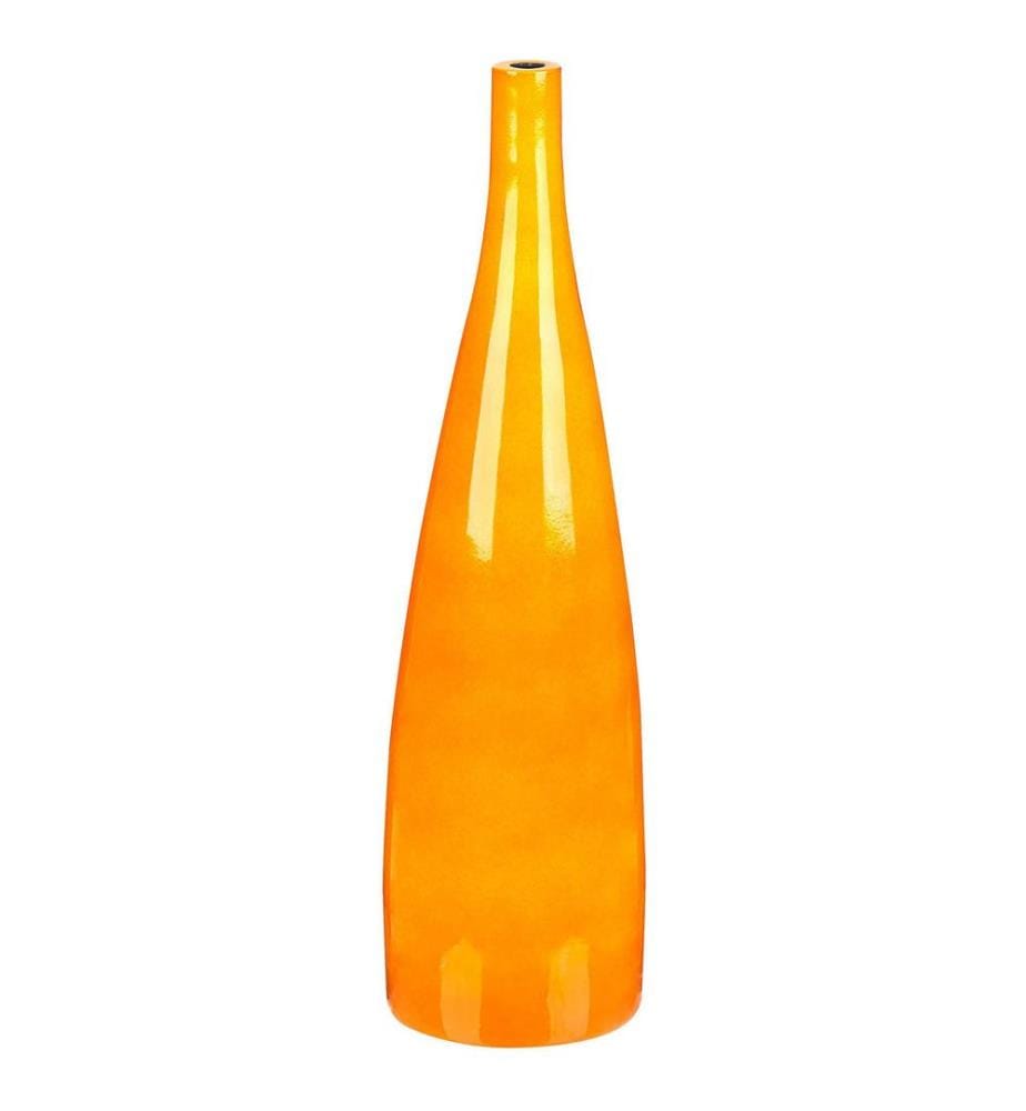 Vase à fleurs SABADELL Céramique 50 cm Orange