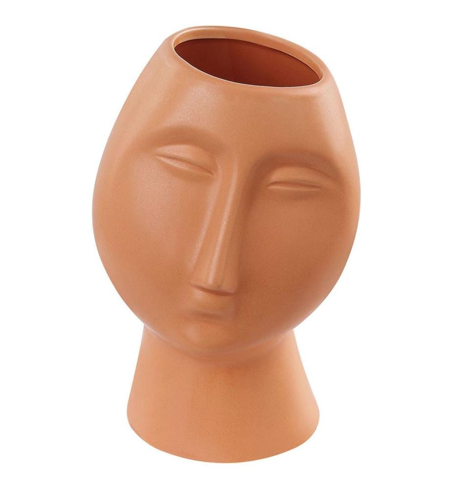Vase à fleurs FLORINA Céramique 24 cm Orange