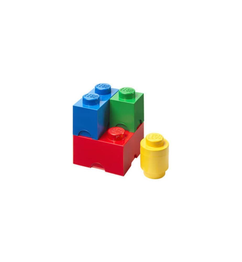 Boîte de Rangement en Brique, 4 Pièces