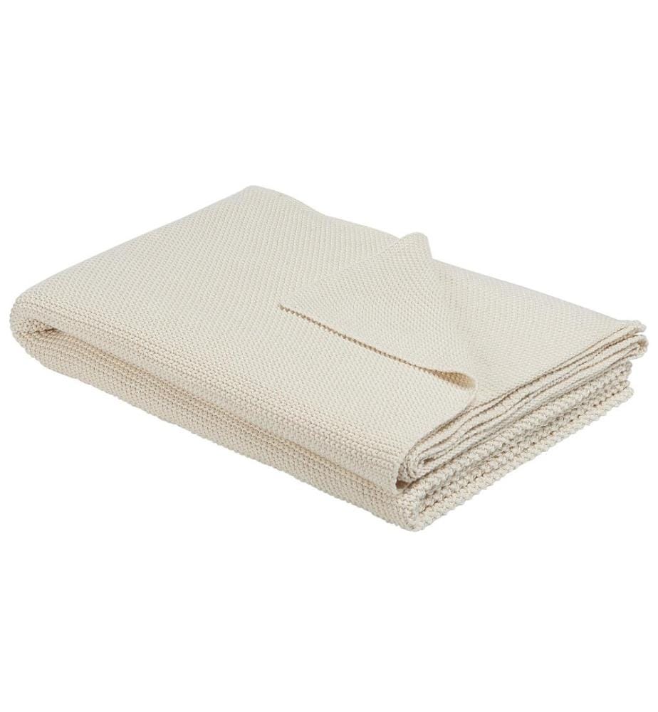 Couverture ASAKA Coton 130 x 180 cm Beige