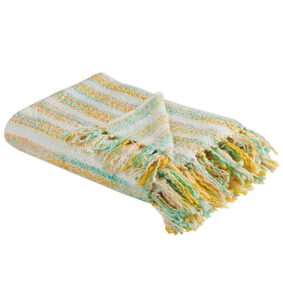 Couverture NUWAR Tissu 130 x 170 cm Jaune