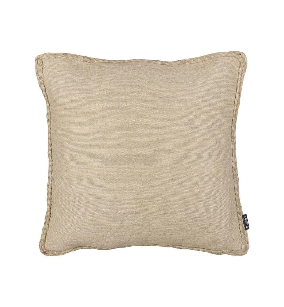 Coussin ELLIOTTIA Jute 45 x 45 cm Beige Unicolore