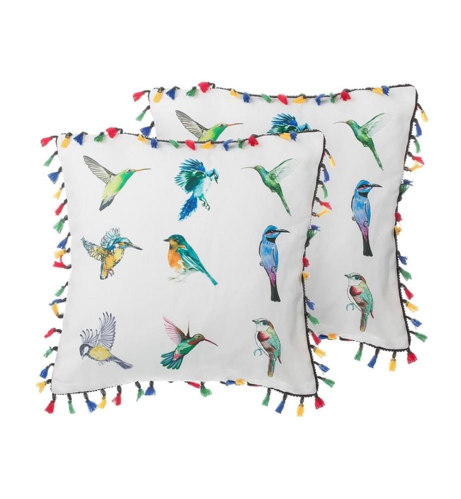 Lot de 2 coussins décoratifs MALLOW 45 x 45 cm Multicolore