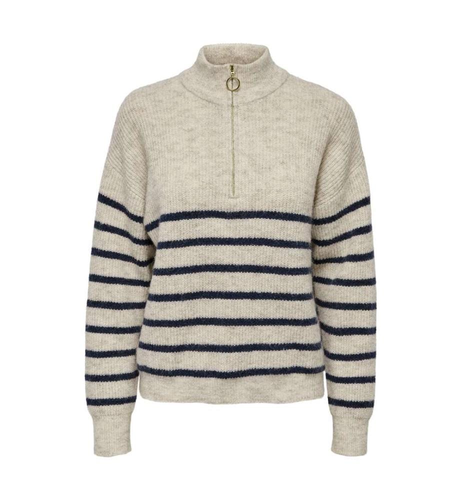 Pull - Pumice Stone Blue Stripes