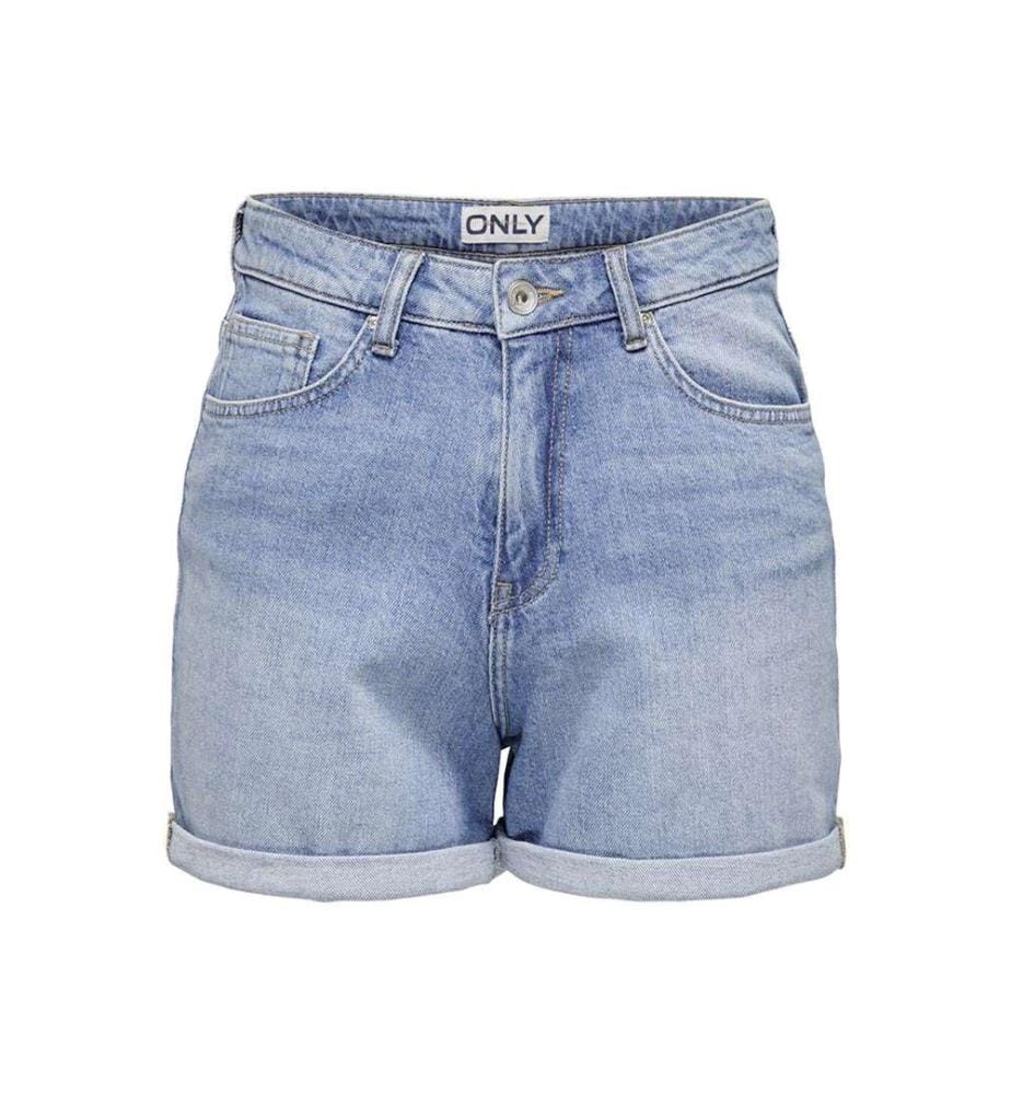 Short Taille Haute Josephine - Light Blue Denim