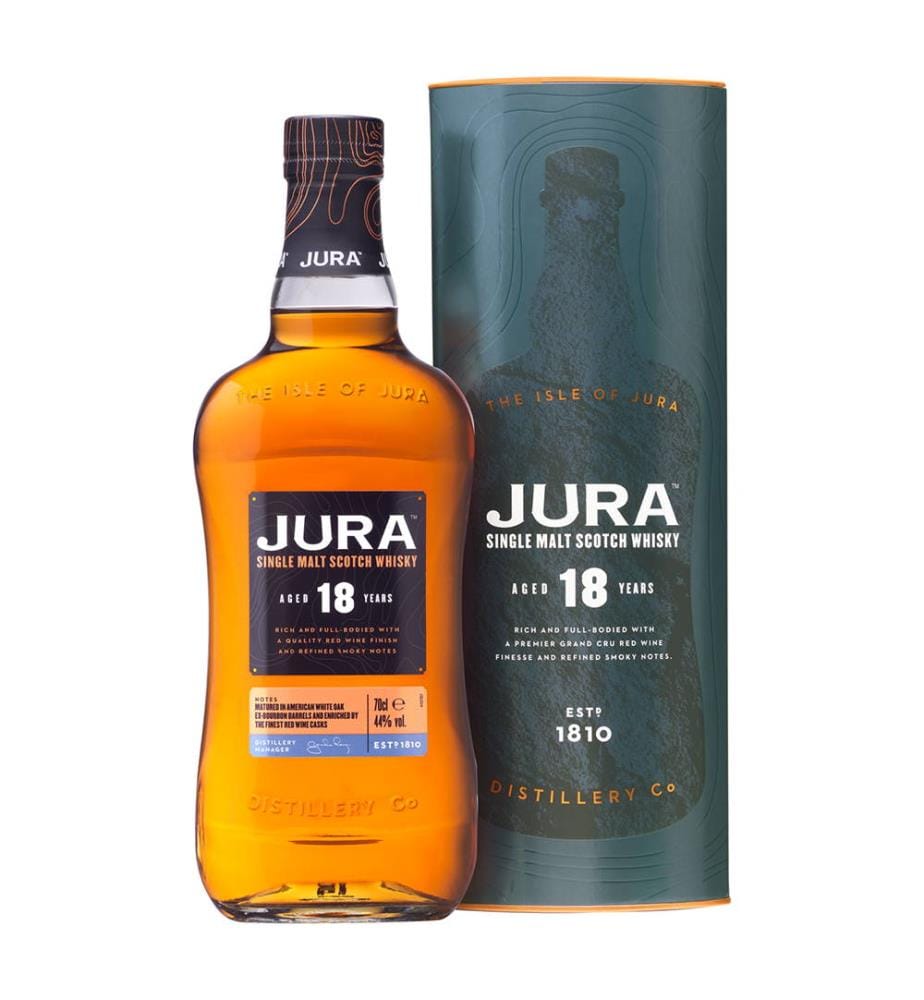 Jura 18 Years Single Malt Scotch Whisky - 70 cl
